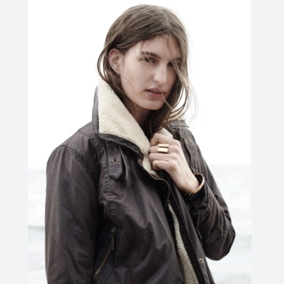 Like New BARBOUR Ordinance bomber jacket, 4, GD1098 - Picture 3 of 10